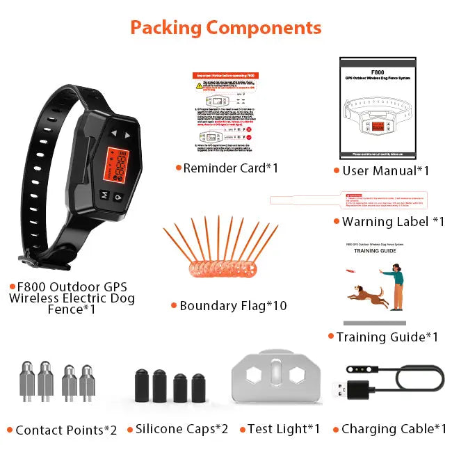 F800 Wireless Dog Fence - PETHEY