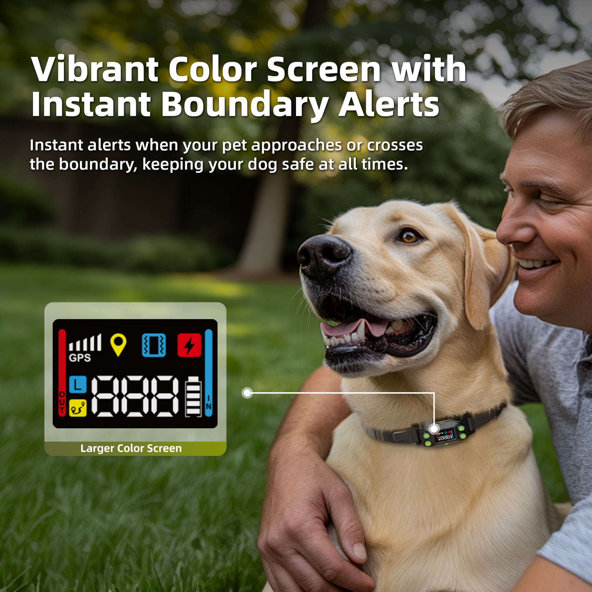 GPS Wireless Dog Fence F830Plus