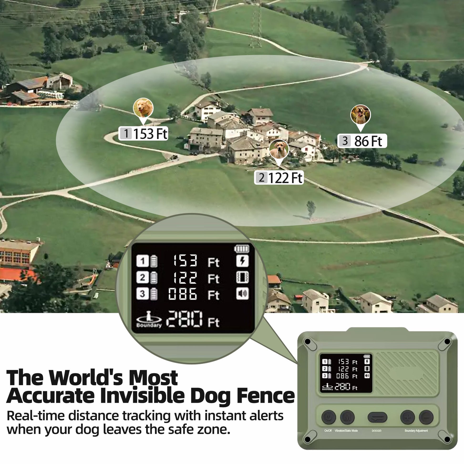 Wireless Dog Fence-F910