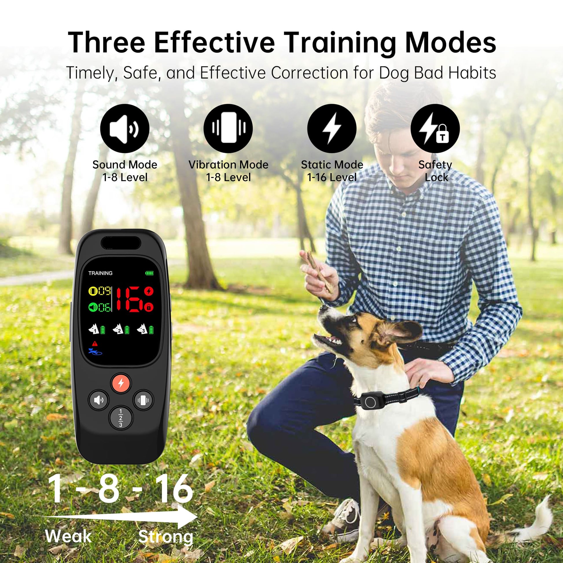 T800 2-in-1 Dog Training Collar