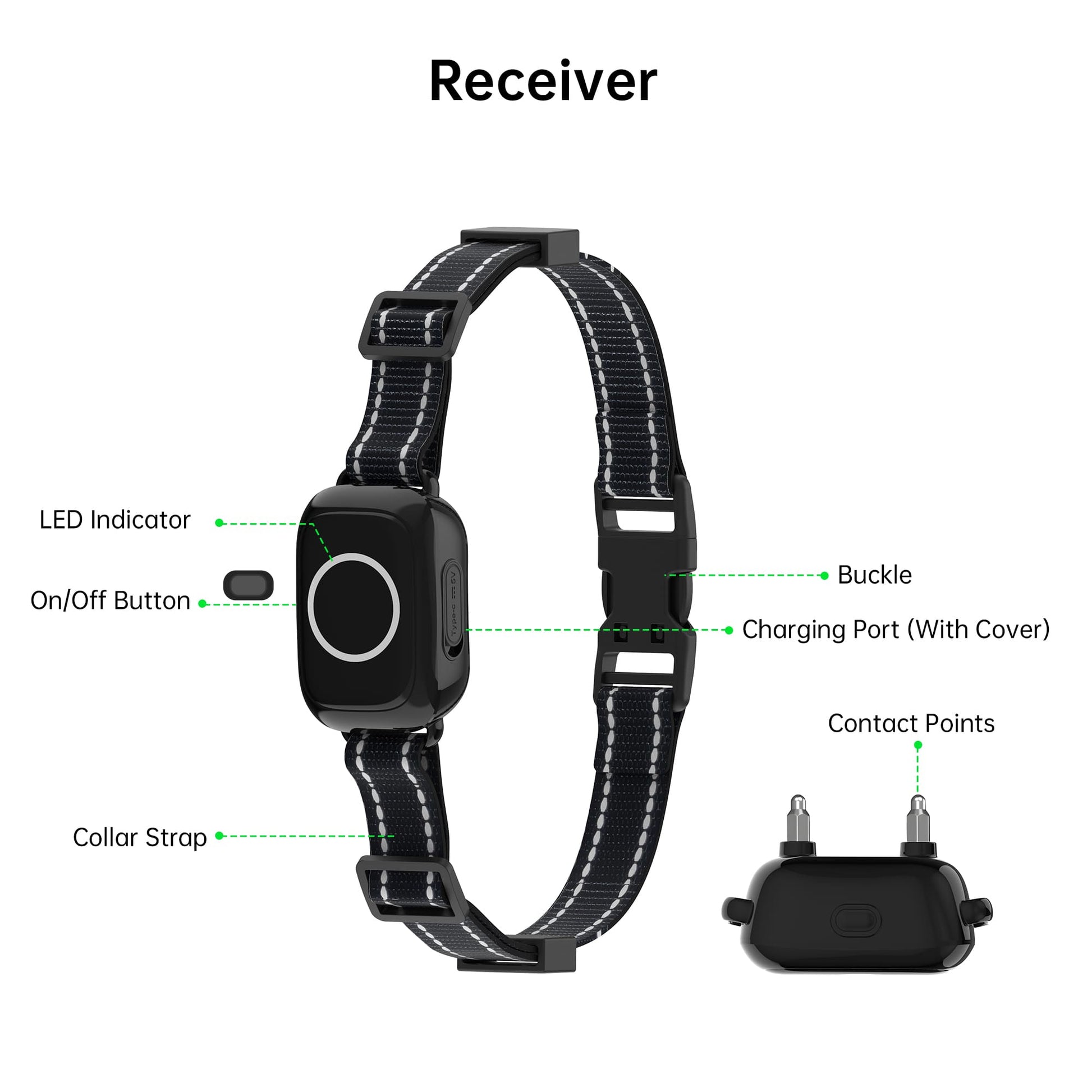 T800 2-in-1 Dog Training Collar